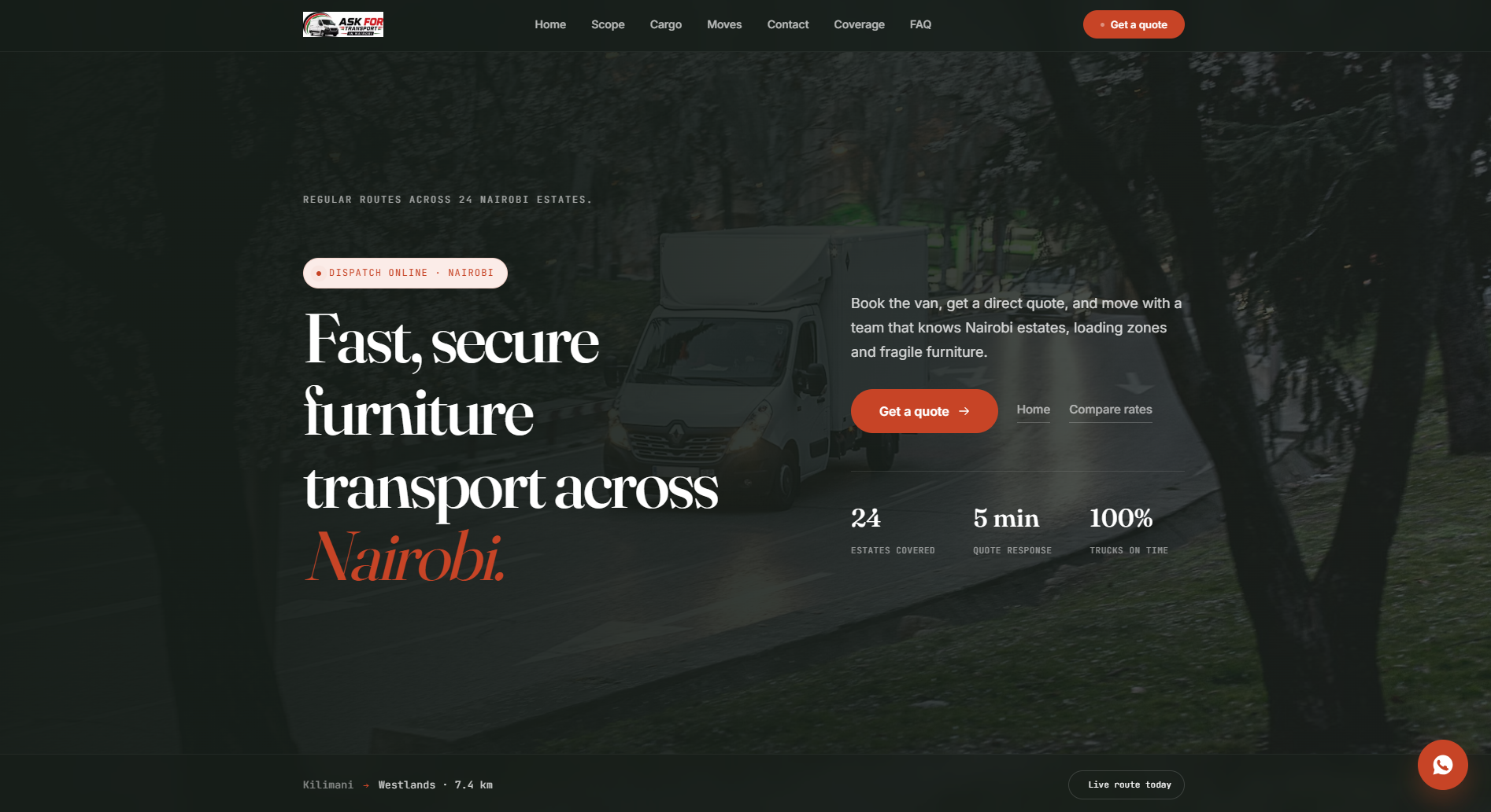 Ask For Transport Nairobi - Booking/Service Platform
